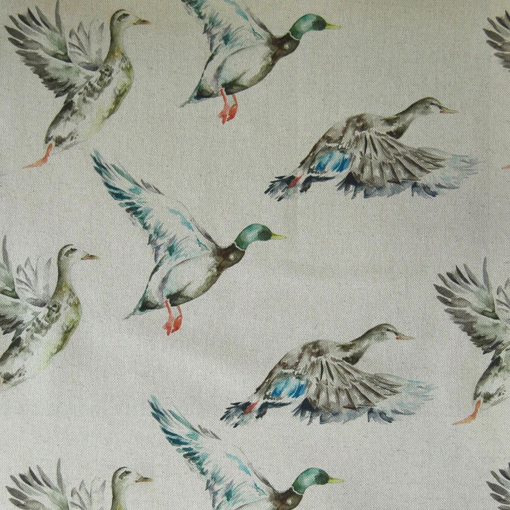 Flying Ducks Linen Fabric by Voyage Maison