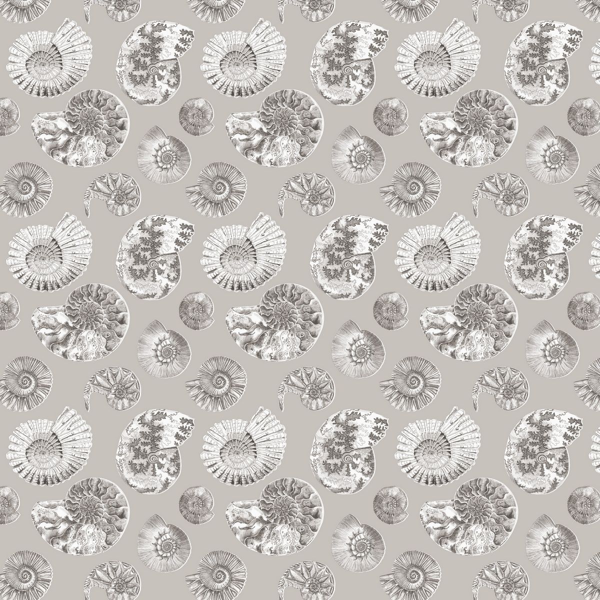 Fossilium Sepia Fabric by Voyage Maison