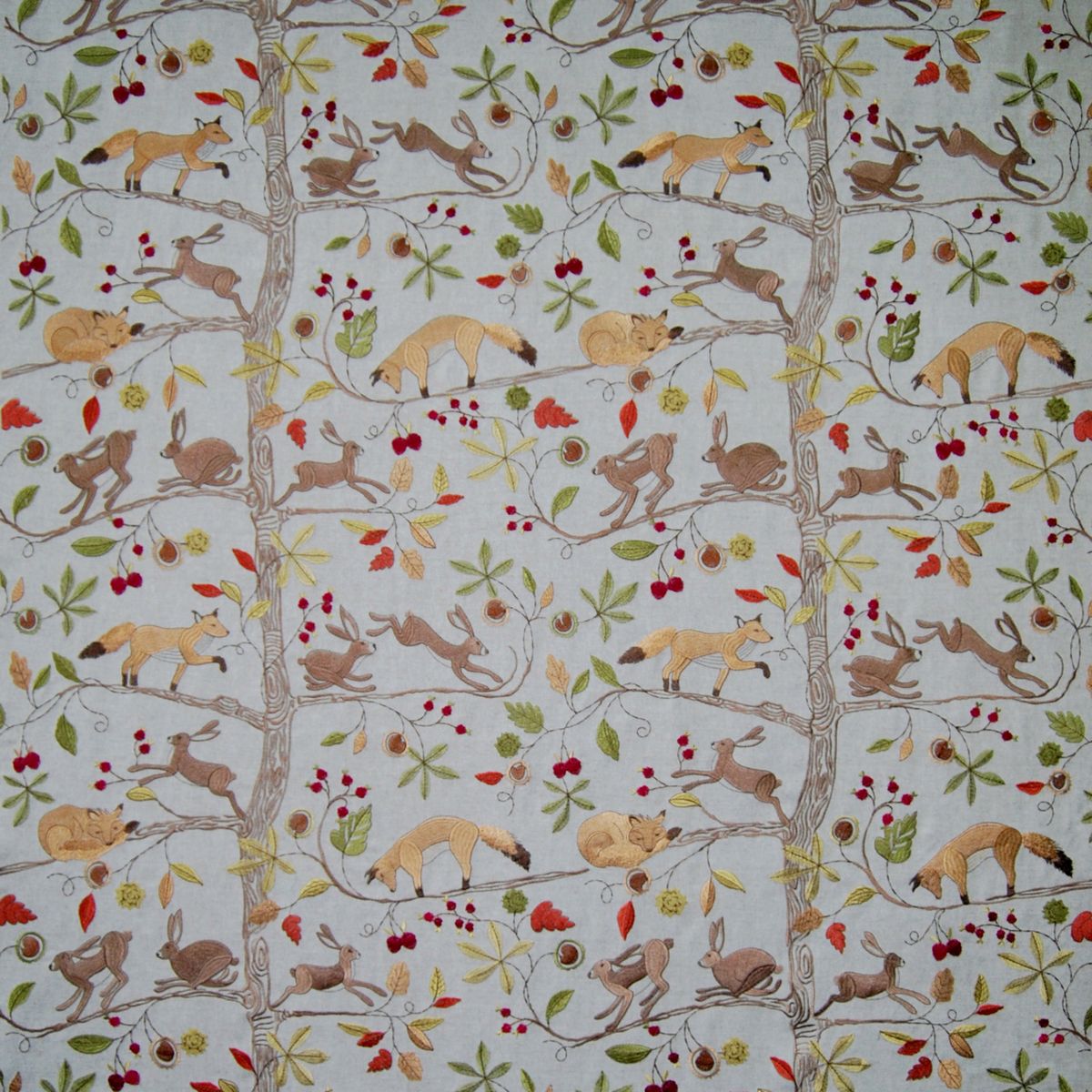 Fox And Hare Linen Fabric by Voyage Maison