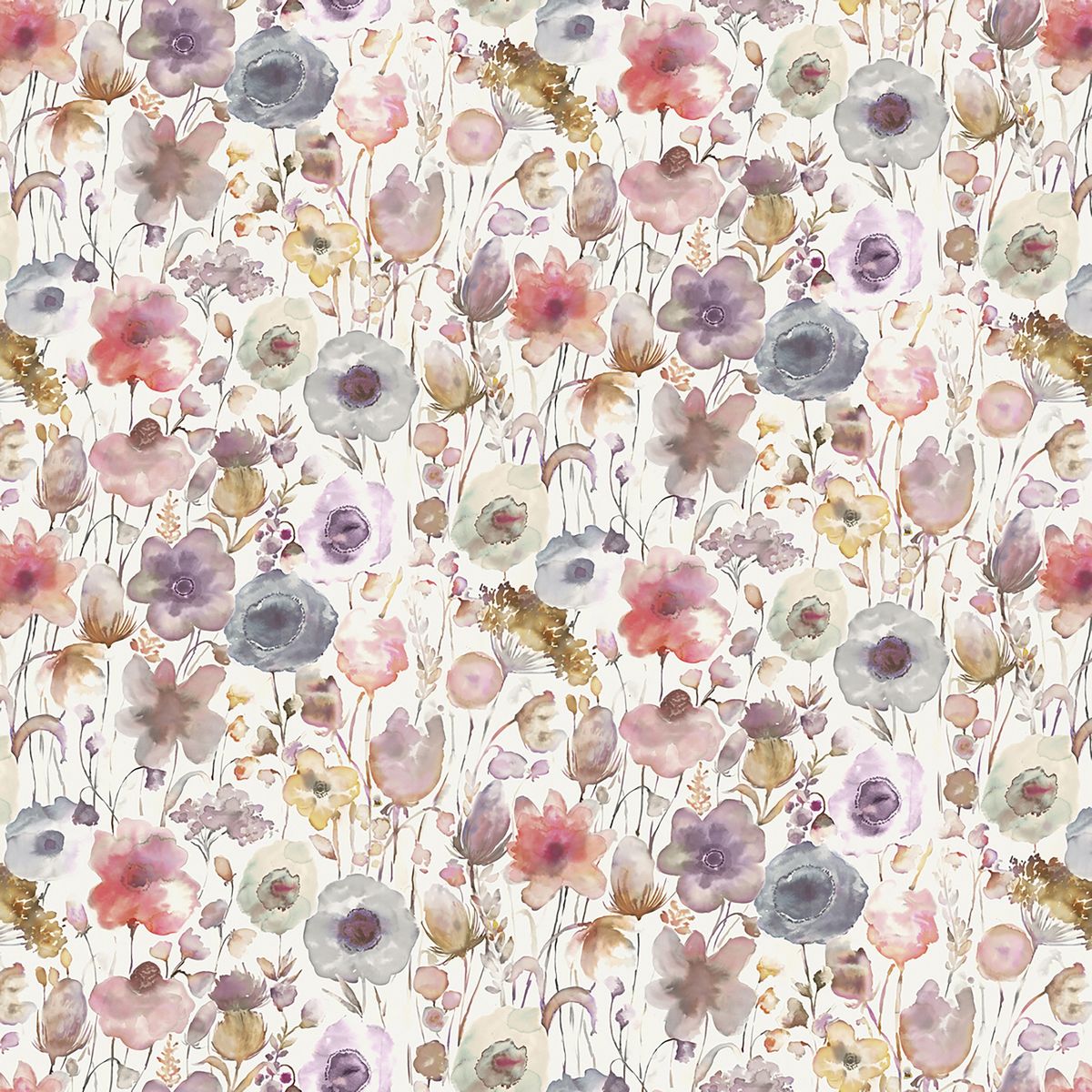 Gospiana Boysenberry/Cream Fabric by Voyage Maison