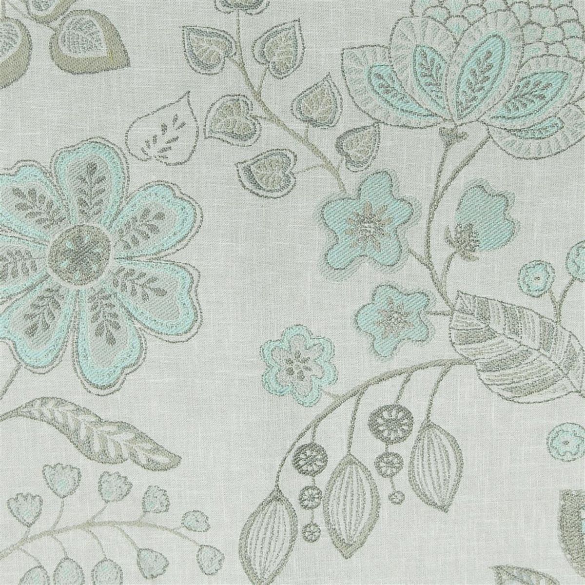 Hartwell Duck Egg Fabric by Voyage Maison