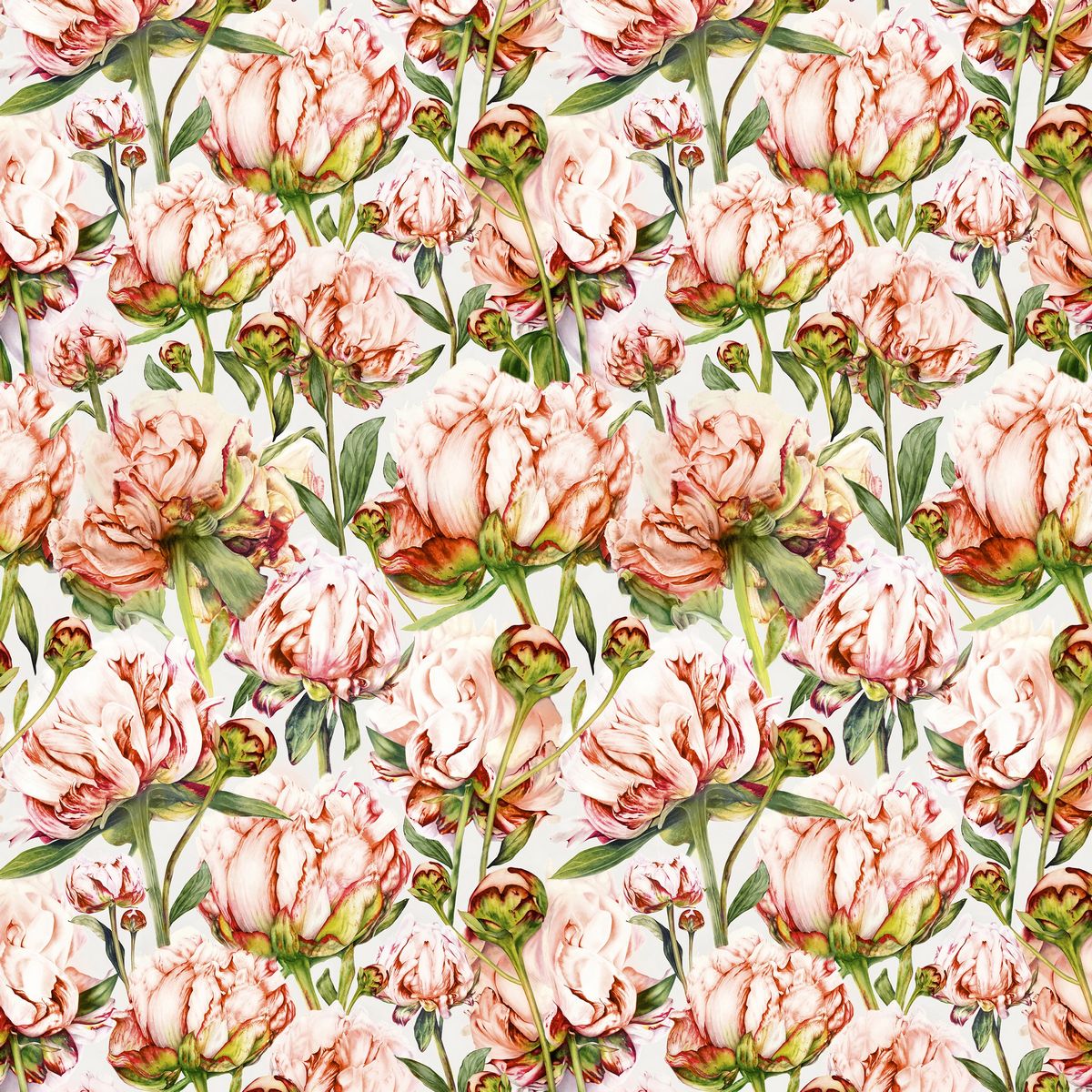 Heligan Coral Fabric by Voyage Maison