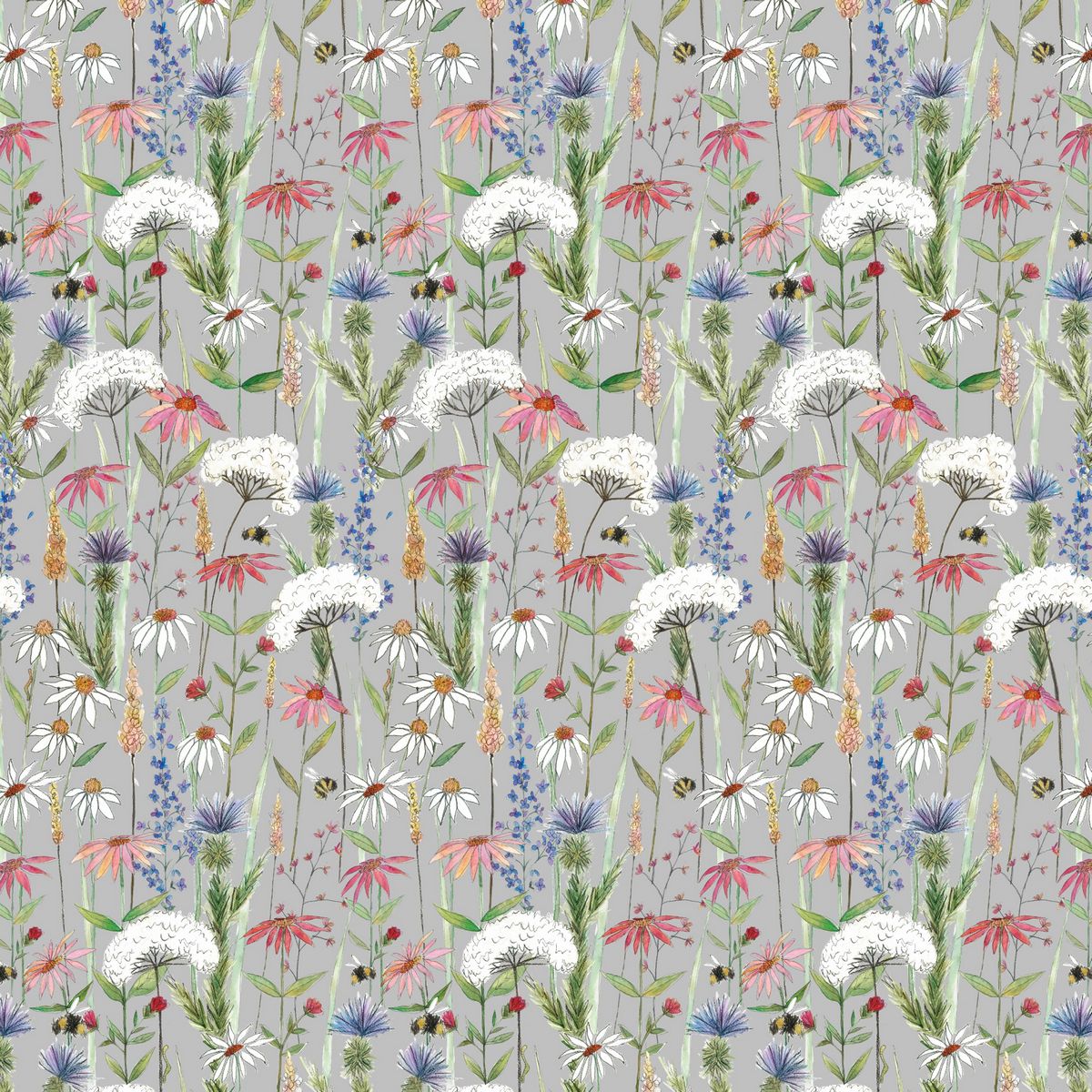 Hermione Silver Fabric by Voyage Maison