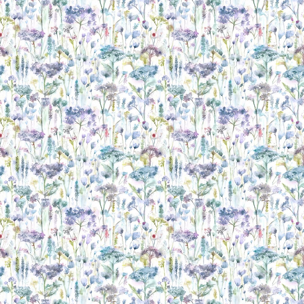 Hinton Violet White Fabric by Voyage Maison