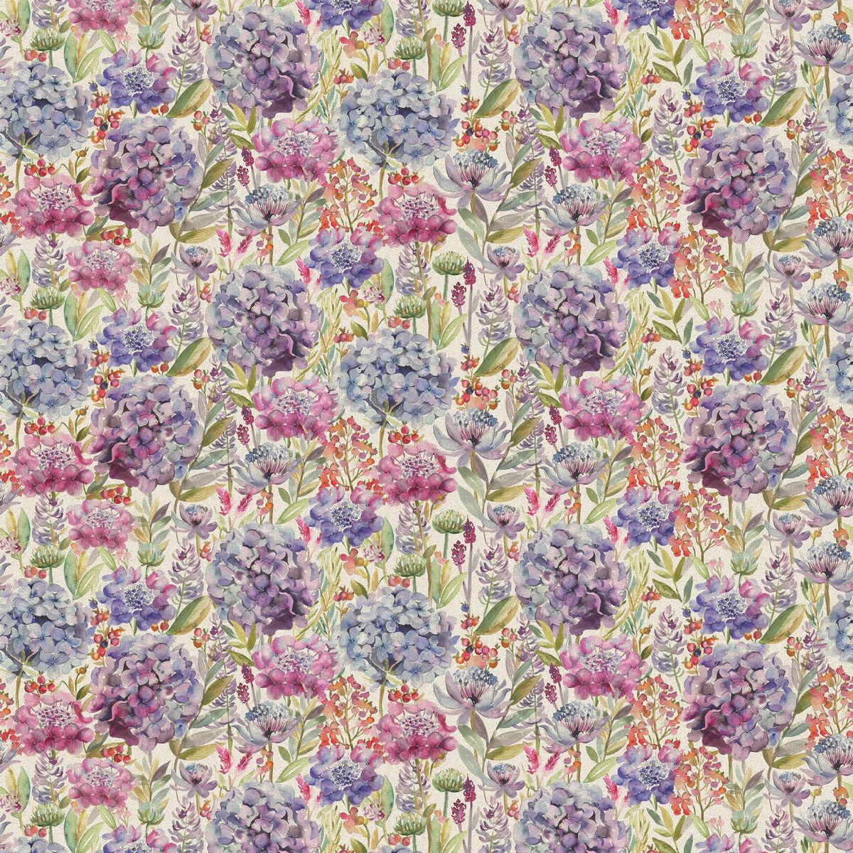 Hydrangea Natural Fabric by Voyage Maison