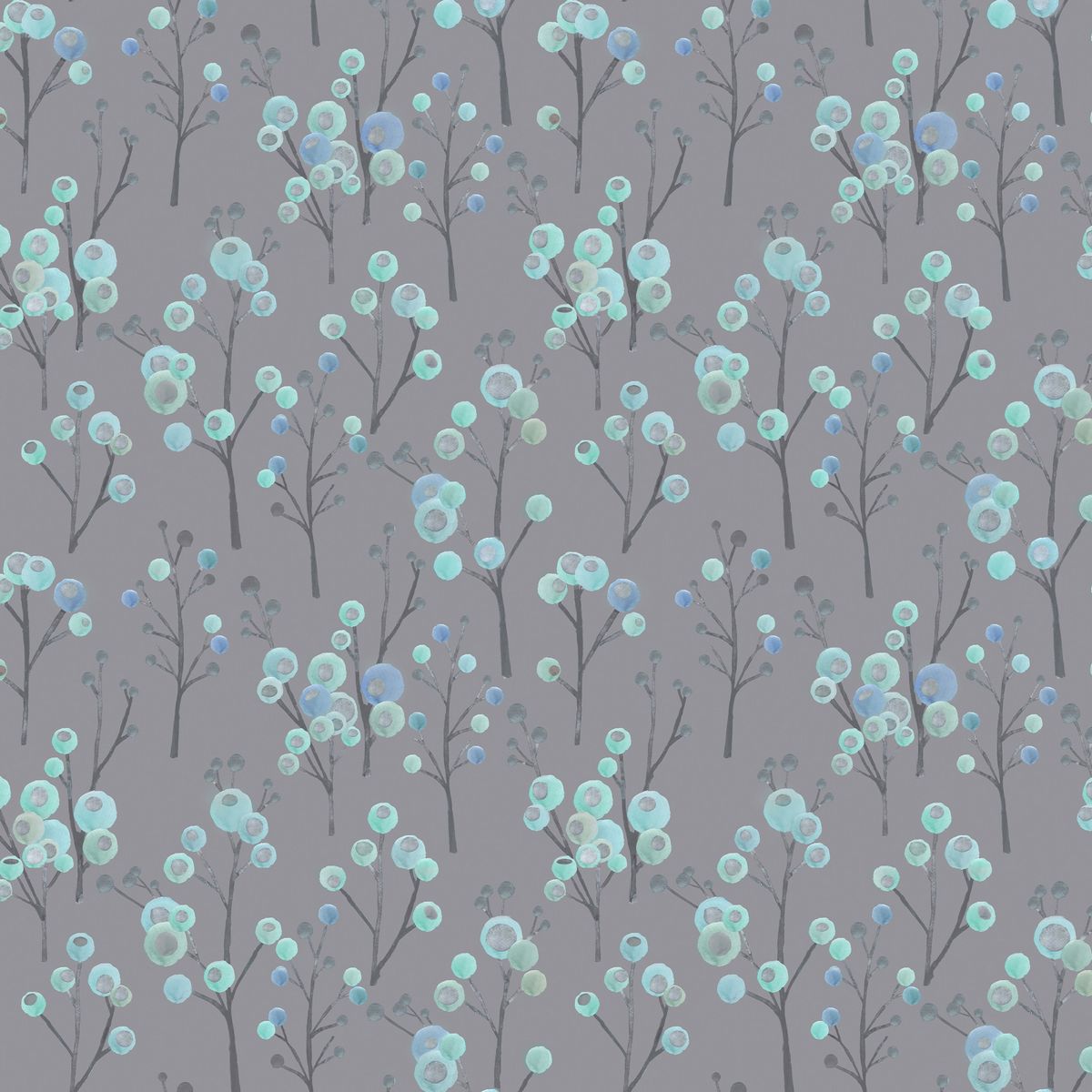 Ichiyo Blossom Aqua Fabric by Voyage Maison