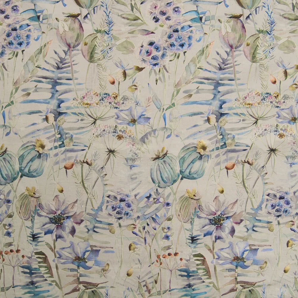 Kelston Capri Linen Fabric by Voyage Maison