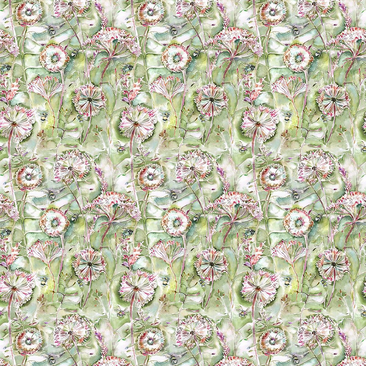 Langdale Sweetpea Fabric by Voyage Maison