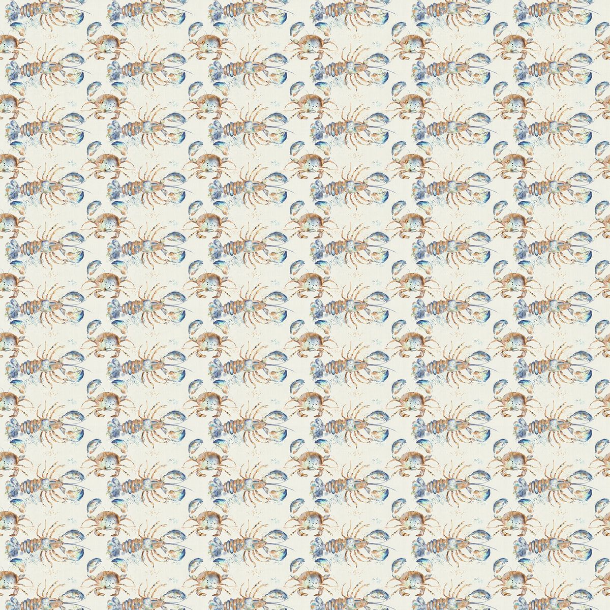 Lobster Linen Fabric by Voyage Maison