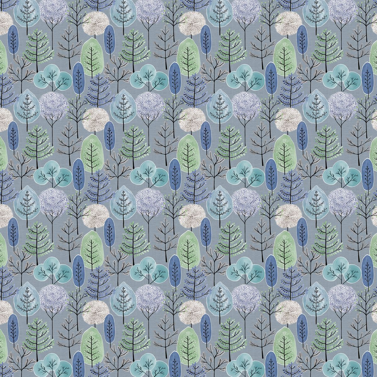 Lyall Cornflower Fabric by Voyage Maison