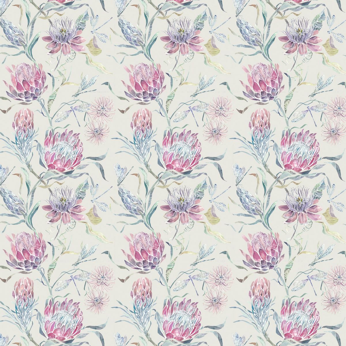 Moorehaven Loganberry Fabric by Voyage Maison