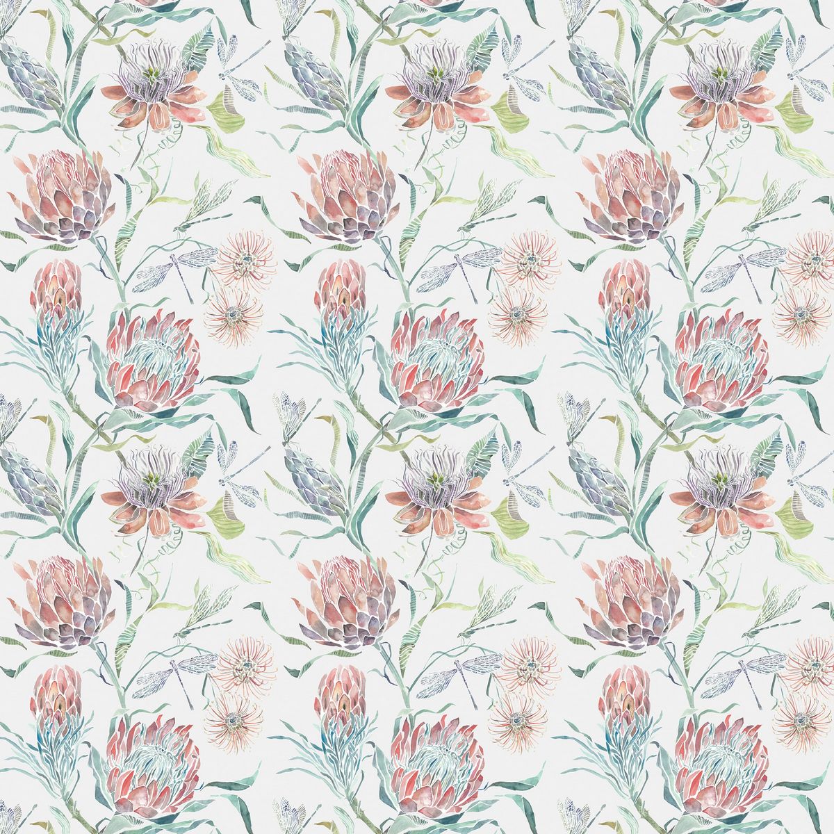 Moorehaven Pomegranate Fabric by Voyage Maison