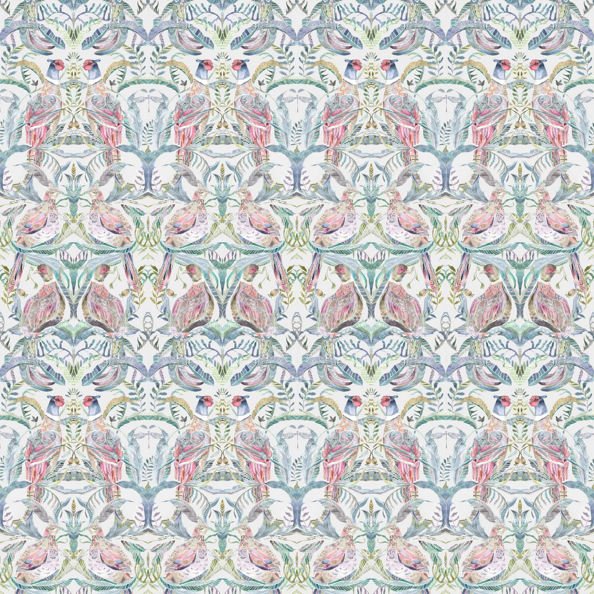 Netherton Loganberry Fabric by Voyage Maison