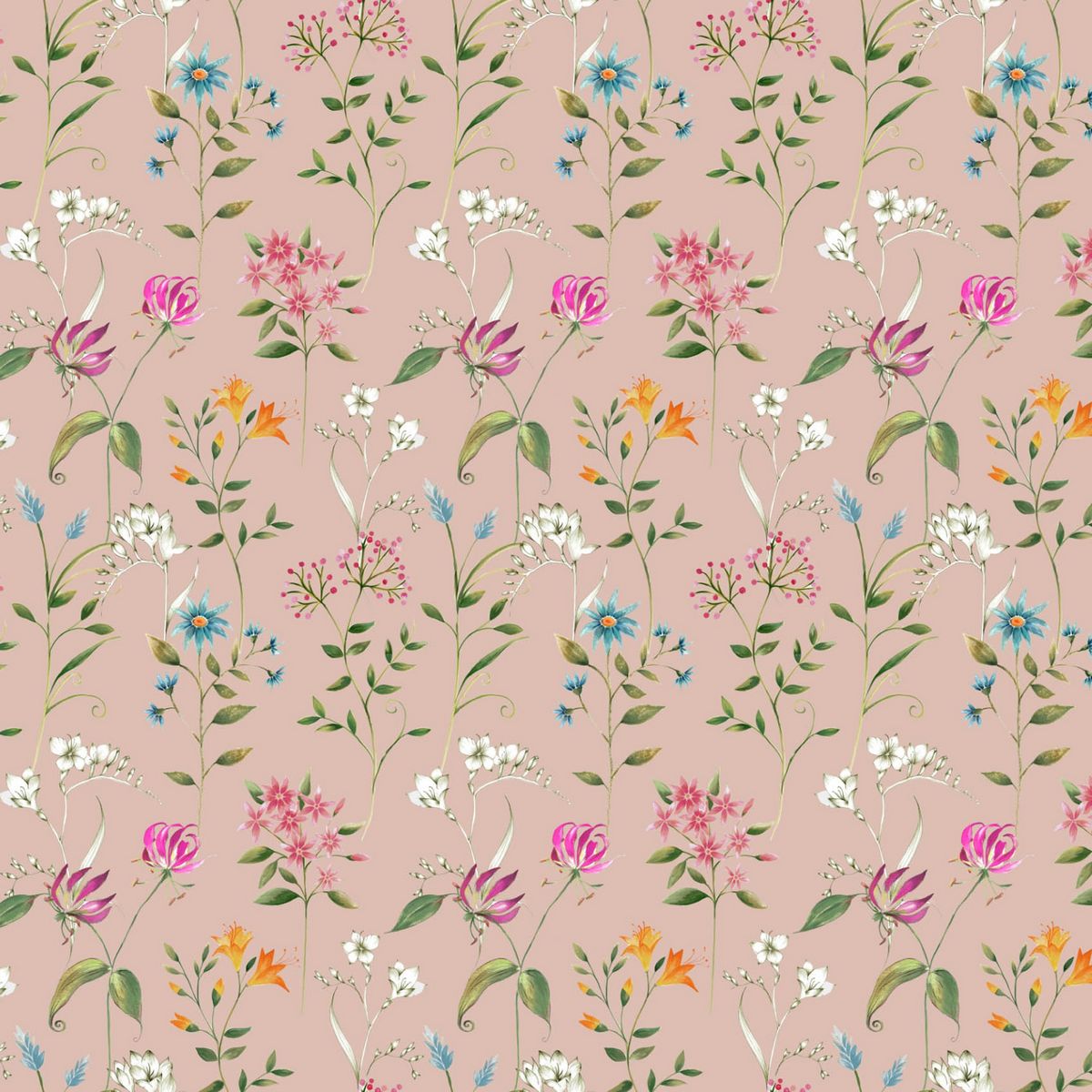 Pemberly Blossom Fabric by Voyage Maison