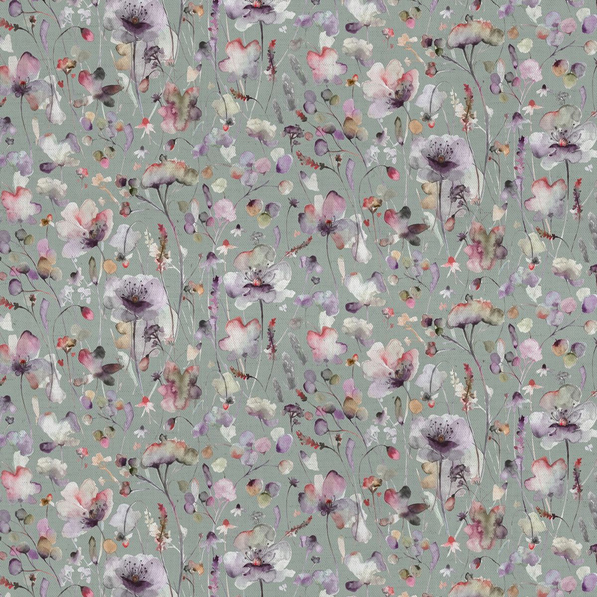 Pimelea Boysenberry Willow Fabric by Voyage Maison