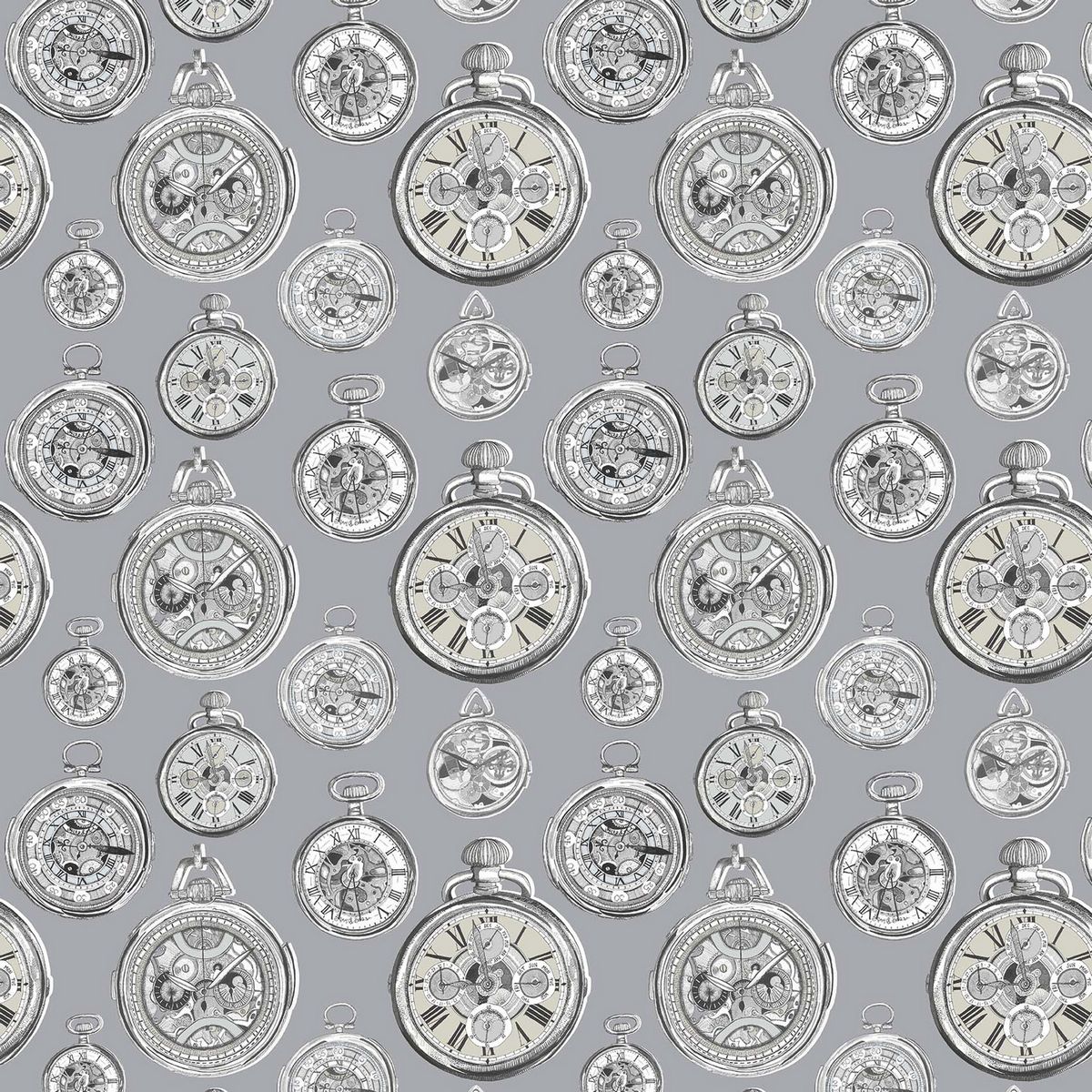 Pocket Watch Charcoal Fabric by Voyage Maison