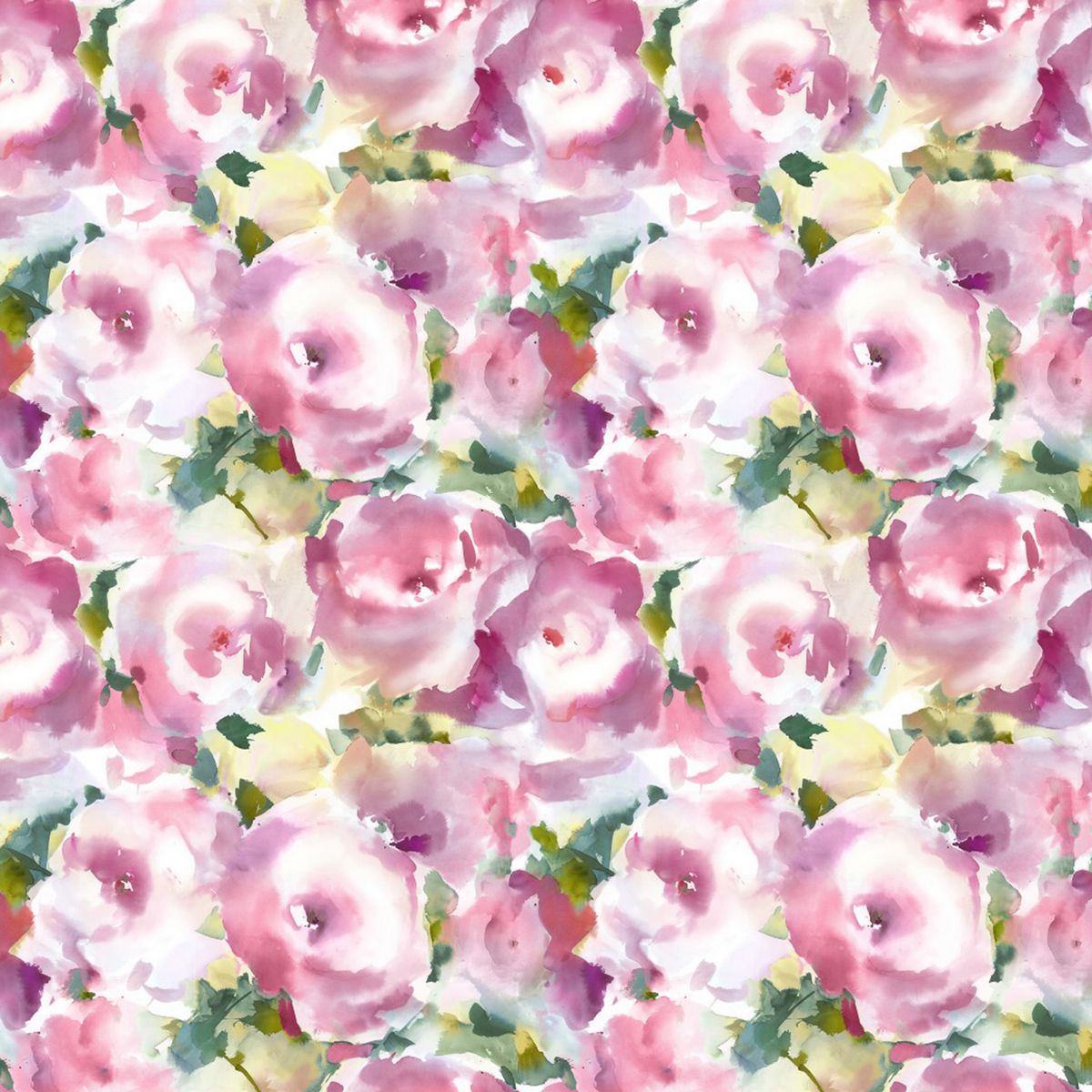 Rosa Peony Fabric by Voyage Maison