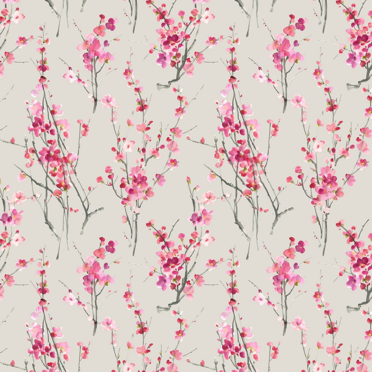 Saville Blossom/Stone Fabric by Voyage Maison