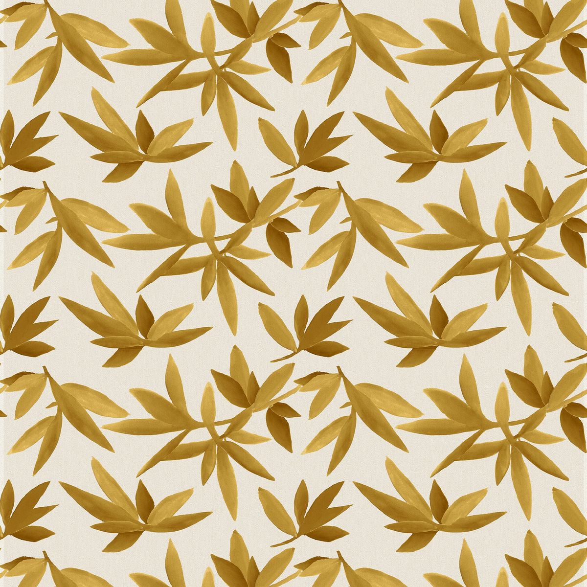 Silverwood Gold Fabric by Voyage Maison