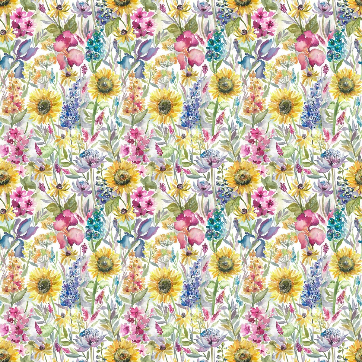 Sunflower Summer Linen Fabric by Voyage Maison