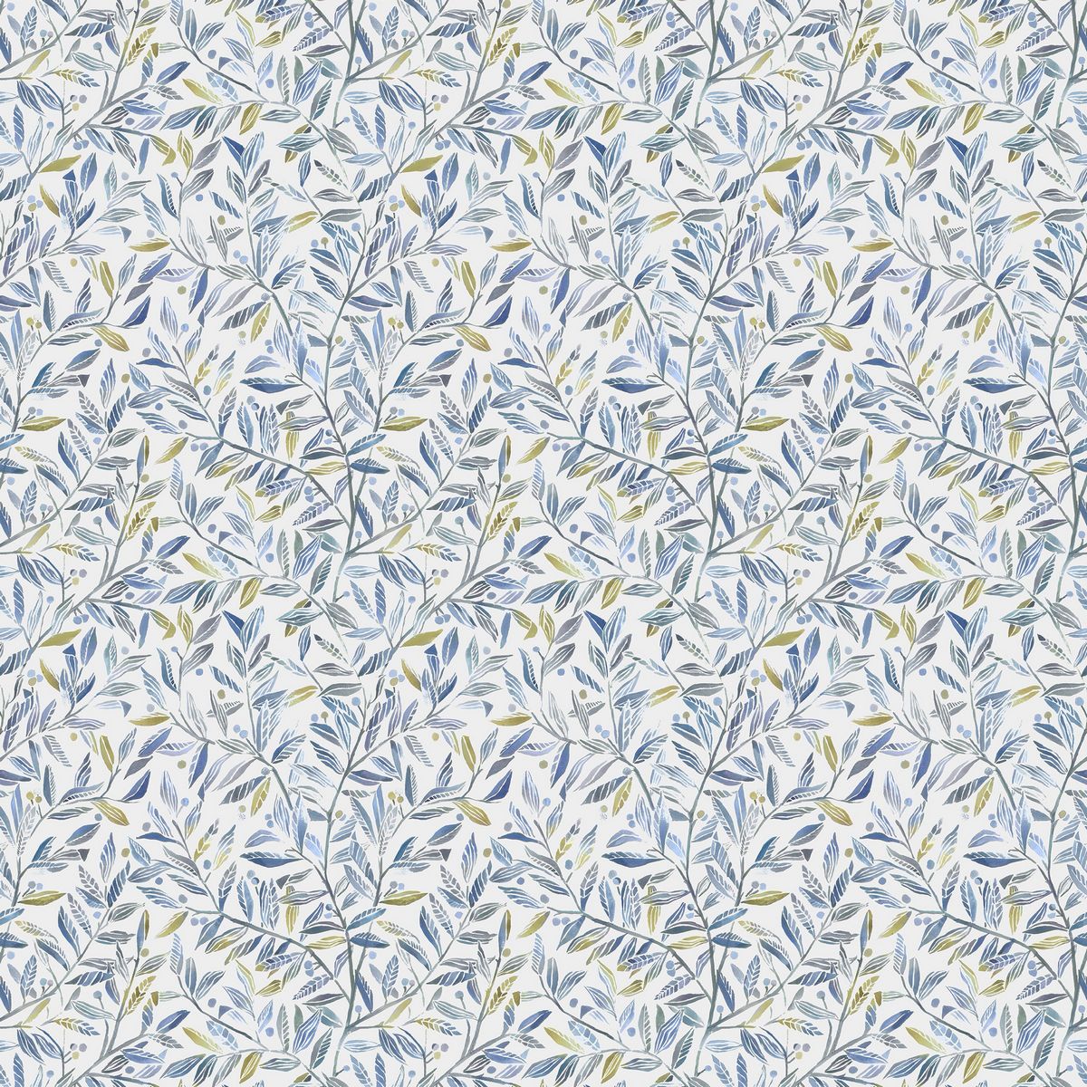 Torquay Bluebell Fabric by Voyage Maison