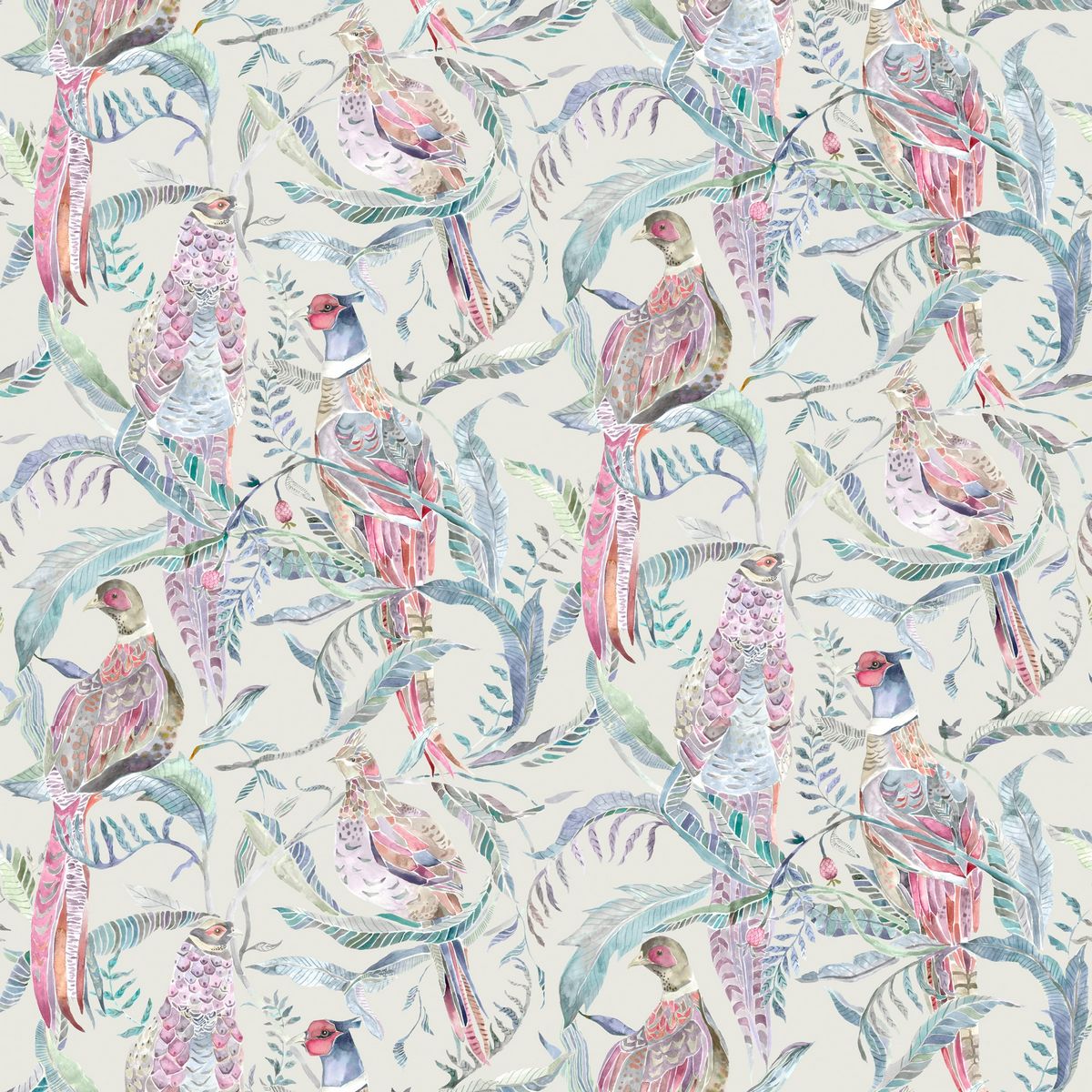 Torrington Loganberry Fabric by Voyage Maison