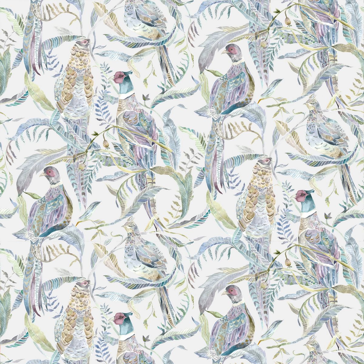 Torrington Velvet Periwinkle Fabric by Voyage Maison
