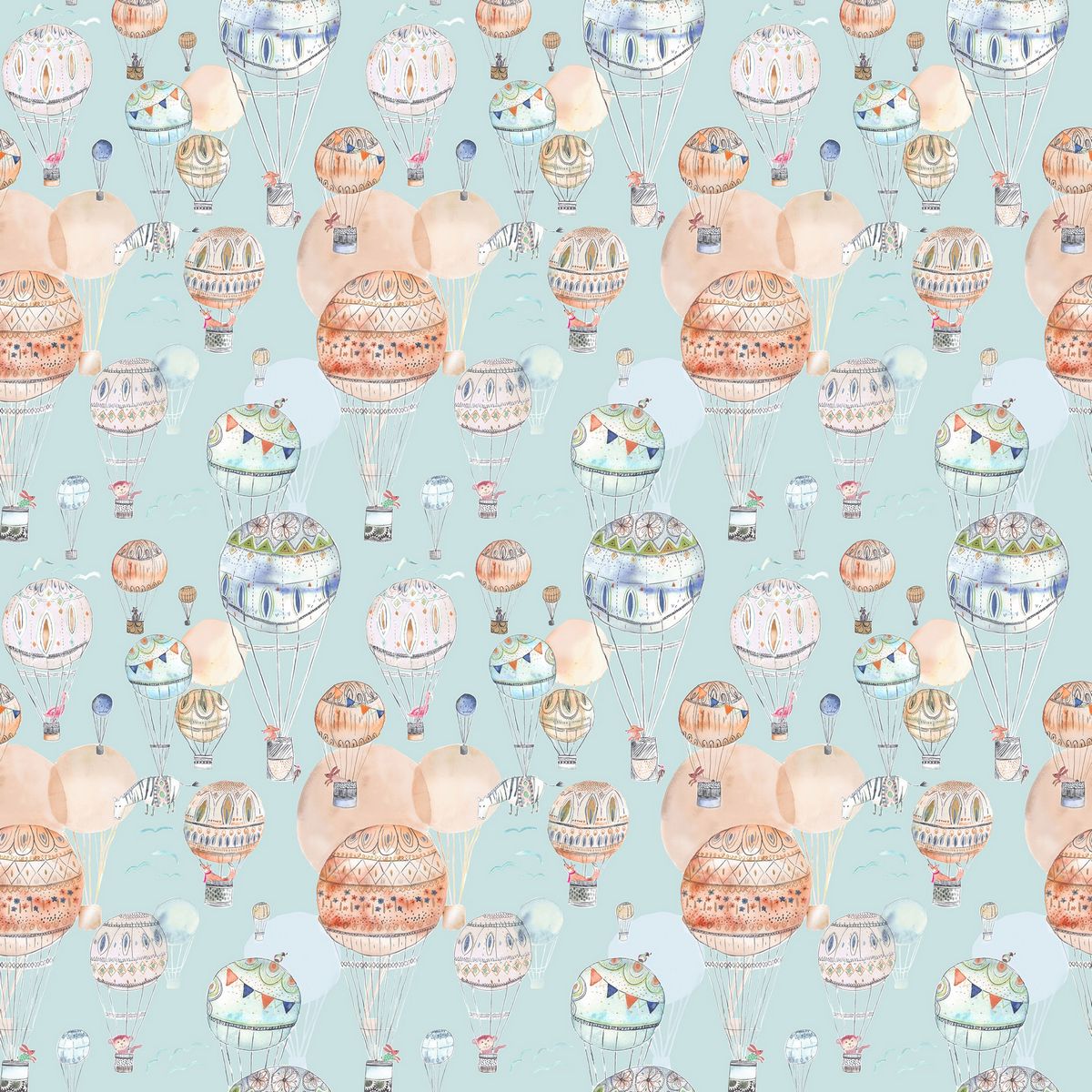 Up And Away Cloud Fabric by Voyage Maison