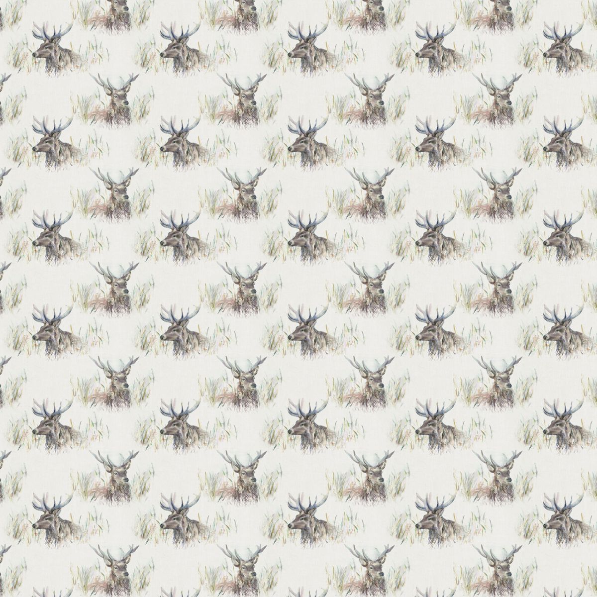 Wallace Stag Linen Fabric by Voyage Maison