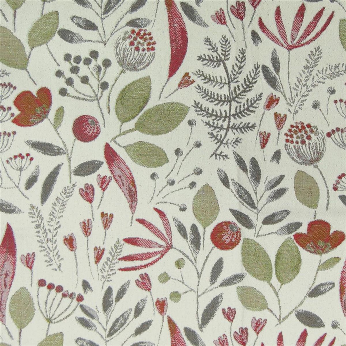 Winslow Cream Russet Fabric by Voyage Maison