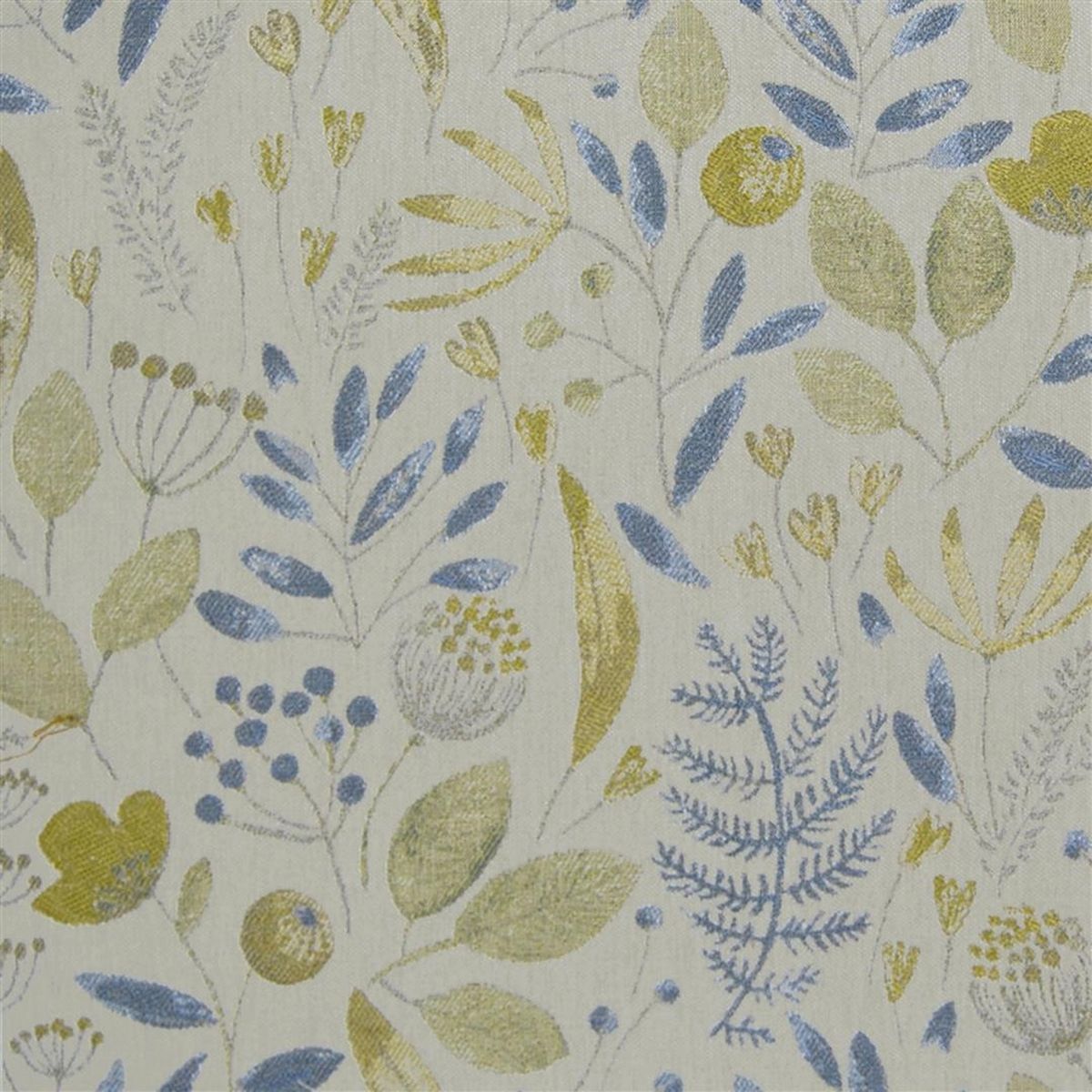 Winslow Linen Duck Egg Fabric by Voyage Maison