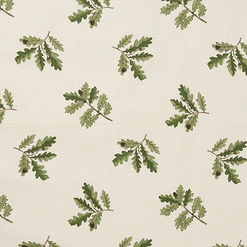 Acorn & Oak Leaves Fabric by Sophie Allport
