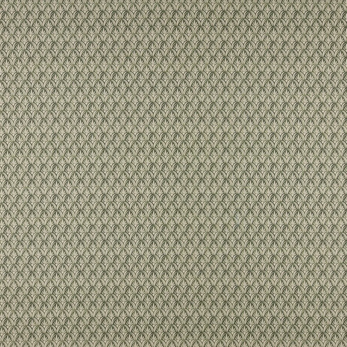 Mondrago Olive Fabric by Ashley Wilde