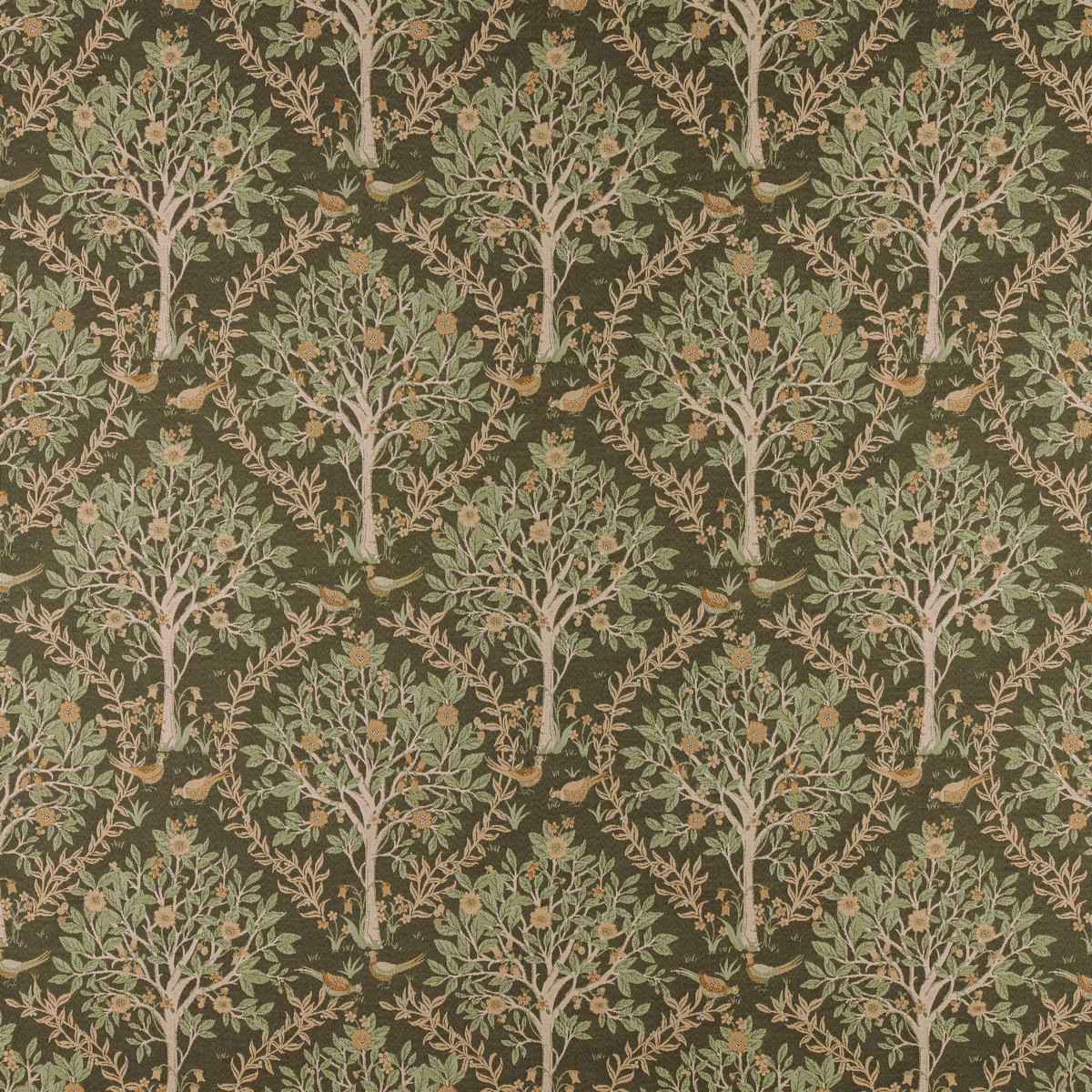 Bedgebury Forest Fabric by Ashley Wilde