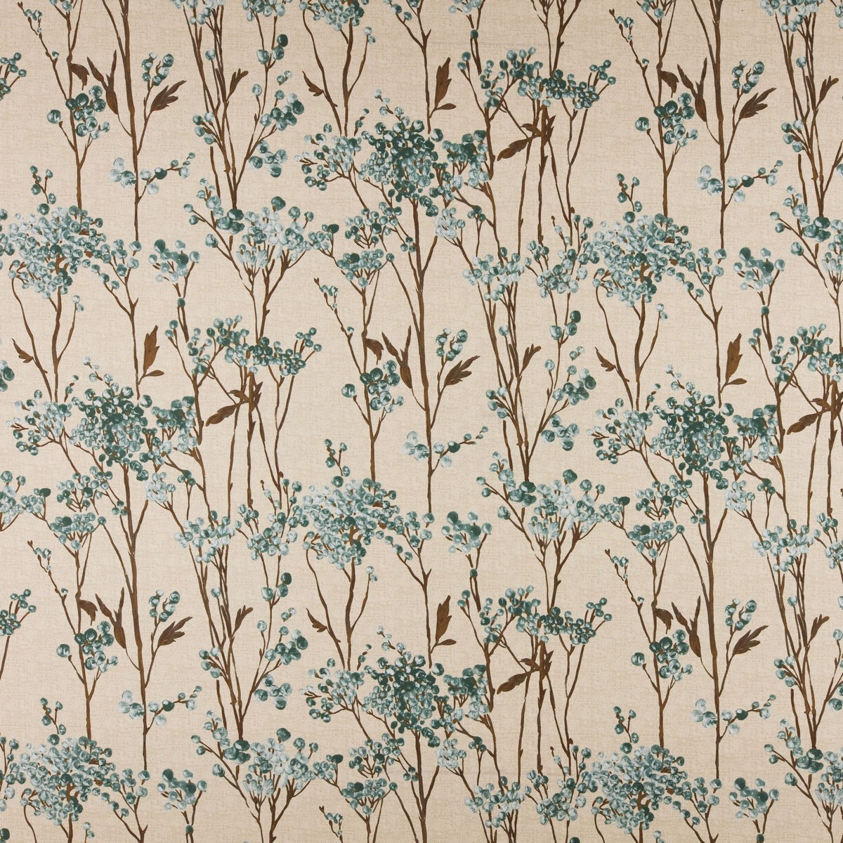 Hawthorn Kingfisher Fabric by Ashley Wilde