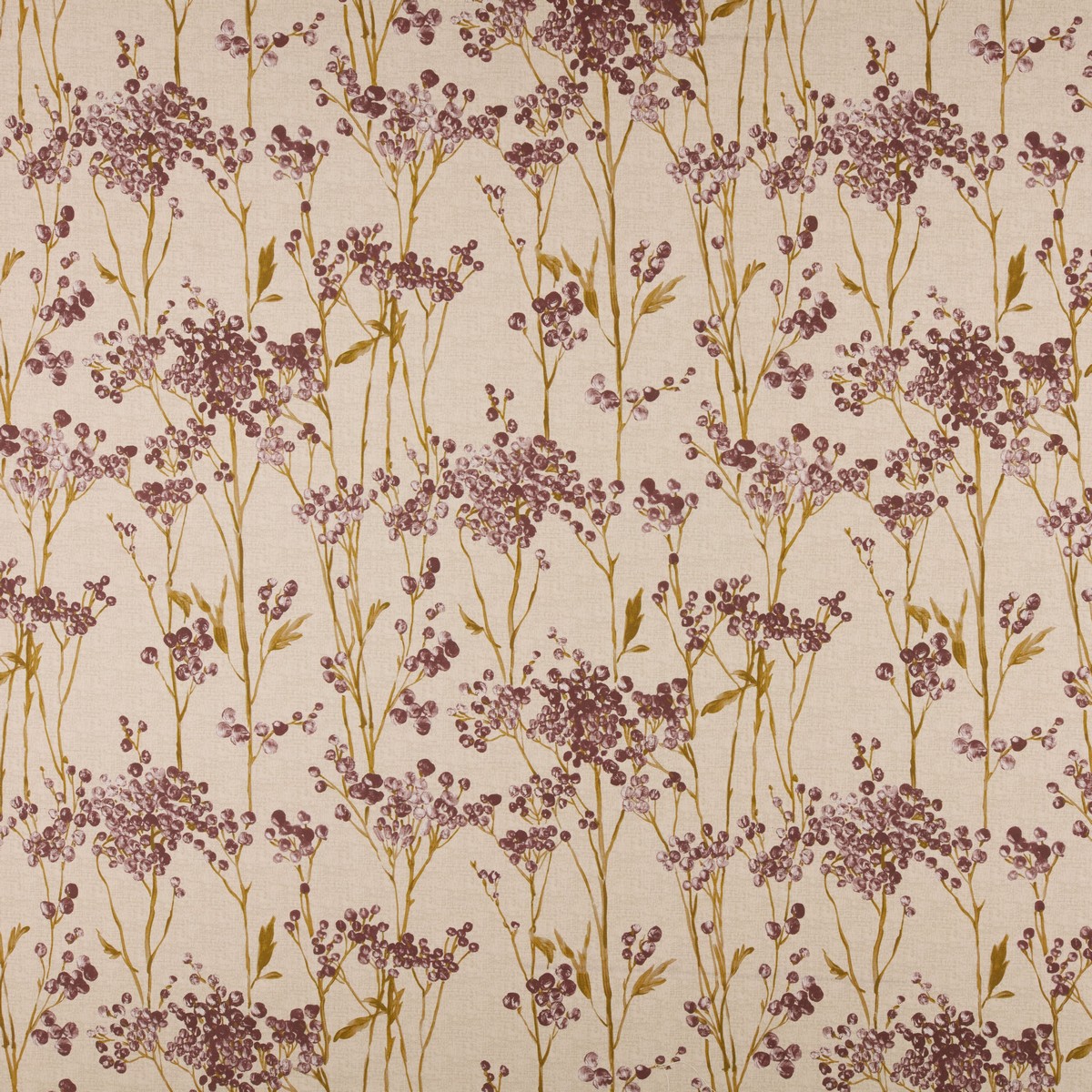 Hawthorn Mulberry Fabric by Ashley Wilde