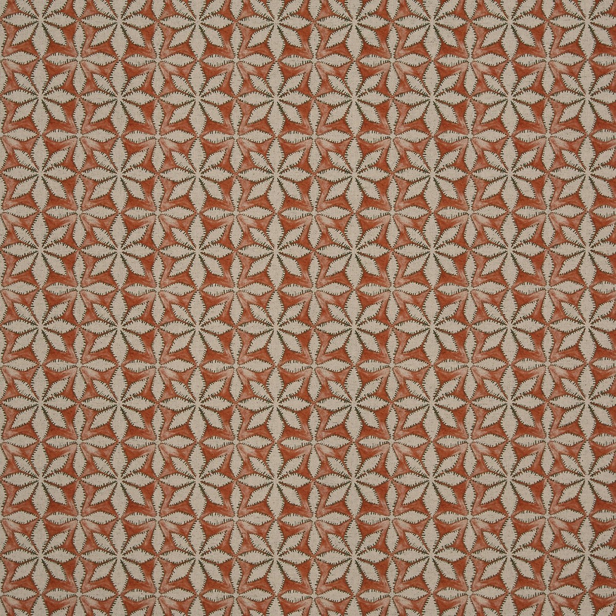 Haddon Ginger Fabric by Prestigious Textiles