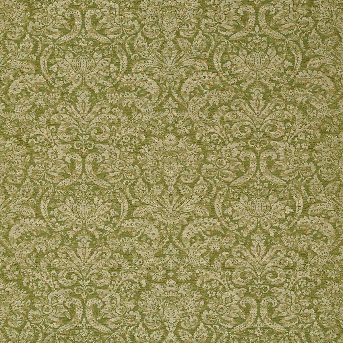 Knole Damask Evergreen Fabric by Zoffany