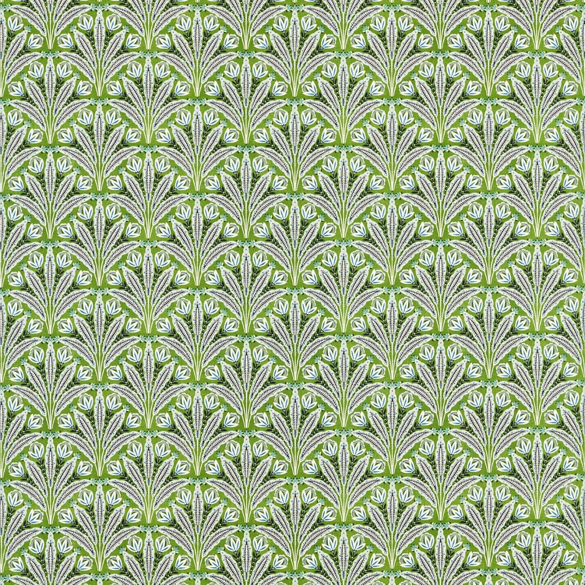 Attingham Cobalt/Green Fabric by Clarke & Clarke