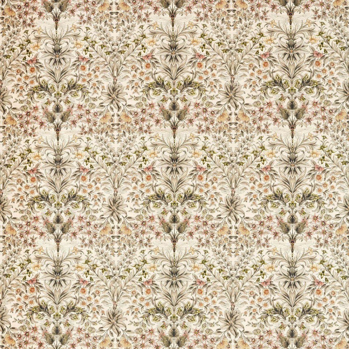 Mirabell Natural/Blush Fabric by Clarke & Clarke