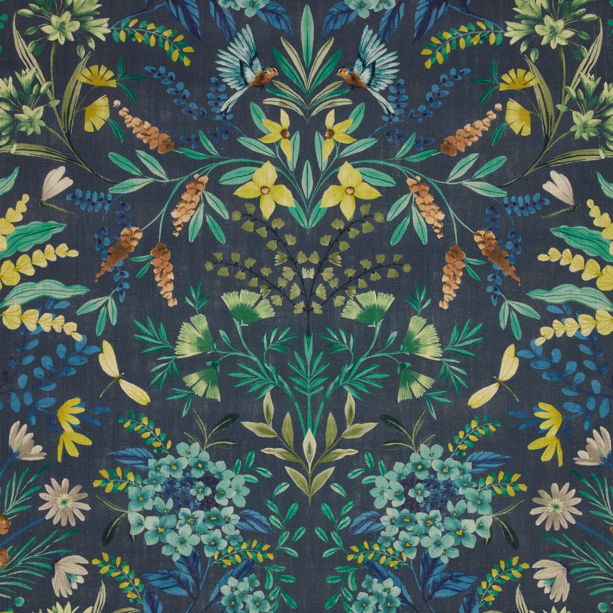 Jardine Delft Fabric by iLiv