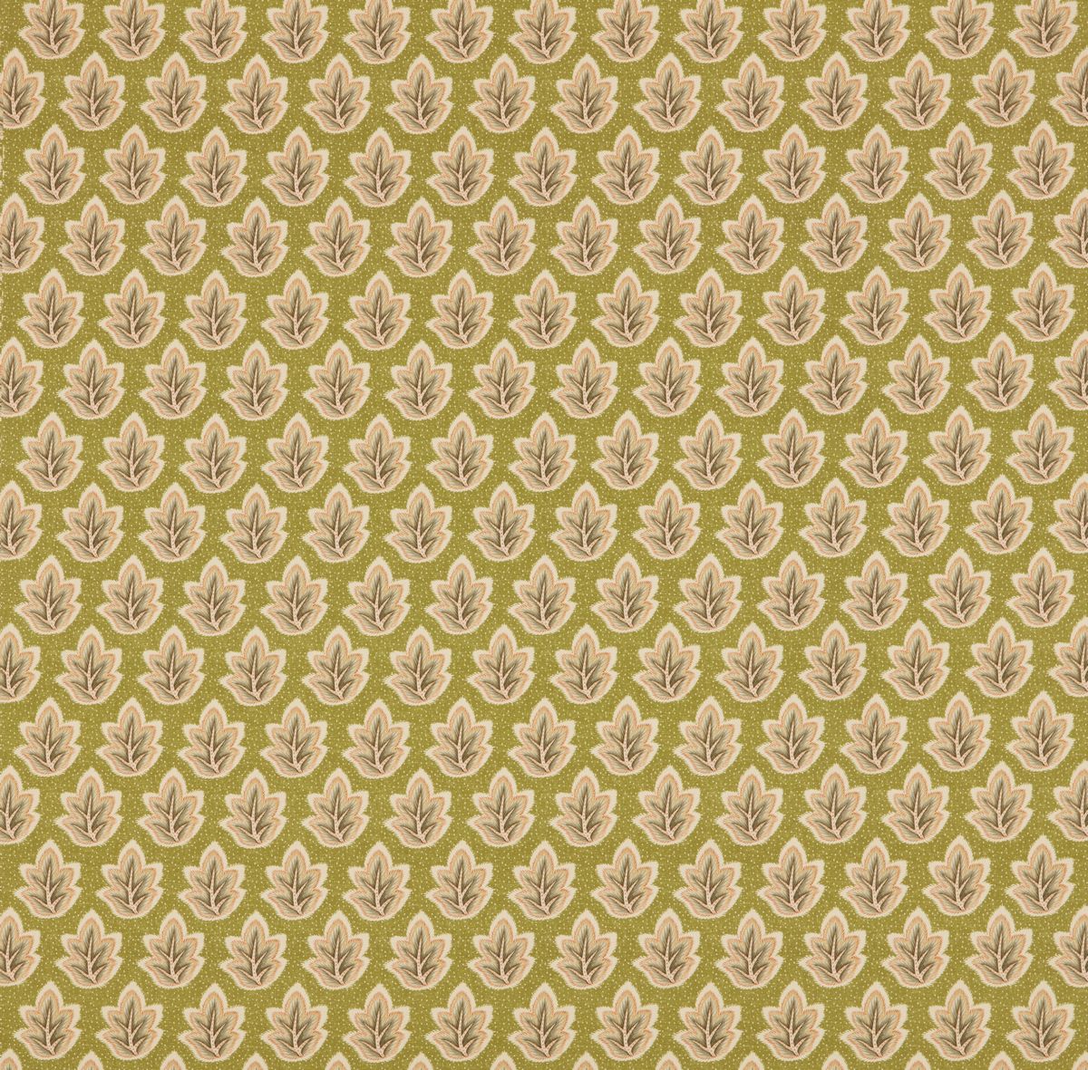 Roshni Olive Fabric by iLiv