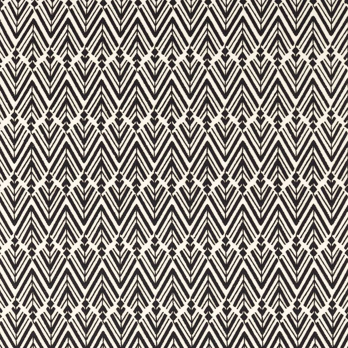 Thalia Black Earth Fabric by Harlequin
