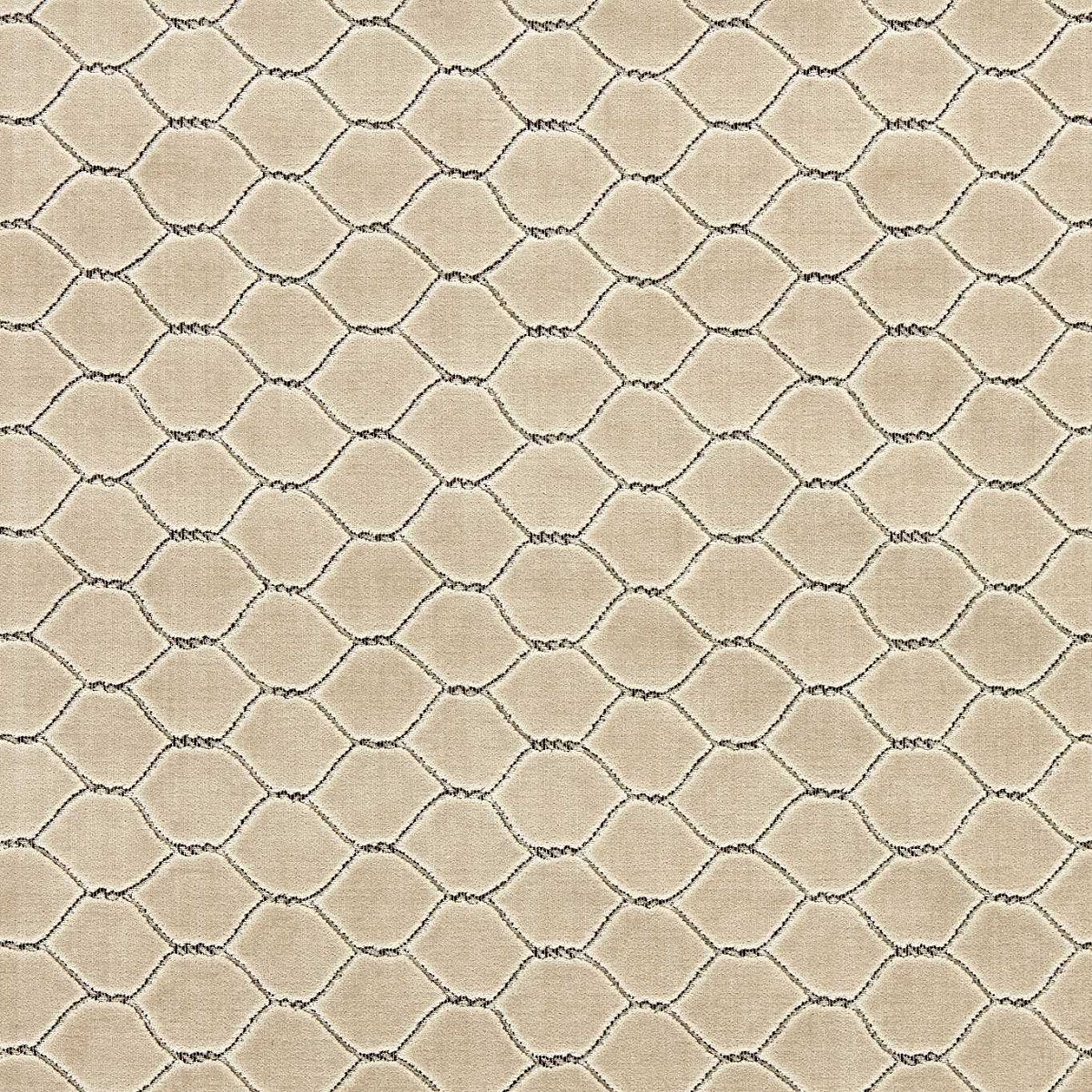 Faraday Velvet Stone Fabric by Sanderson