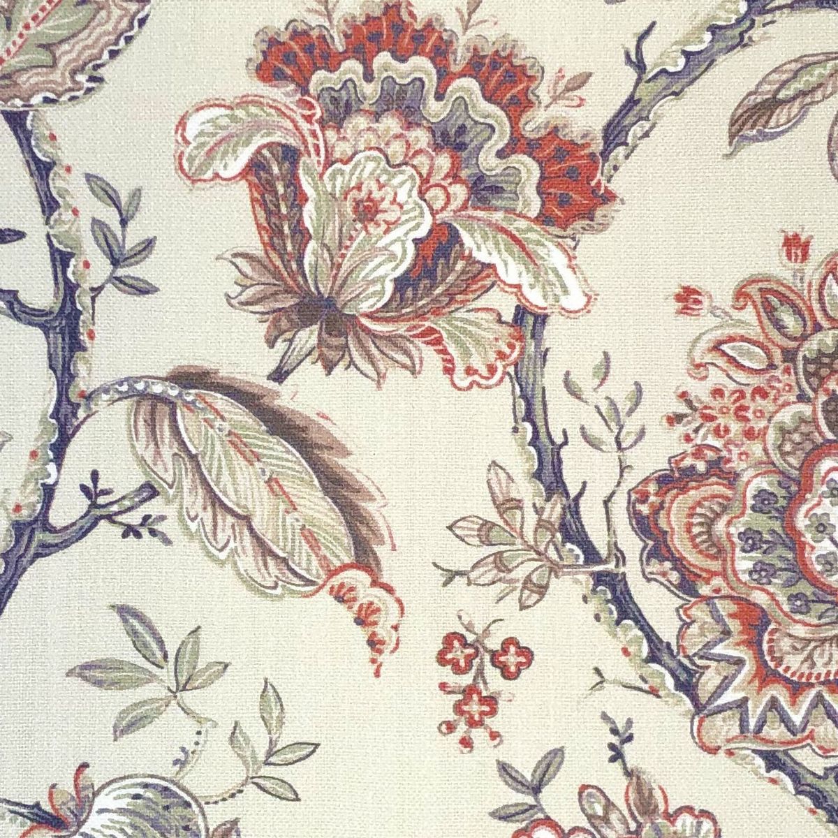 Jardin Rosemoor Russet Fabric by Chatham Glyn