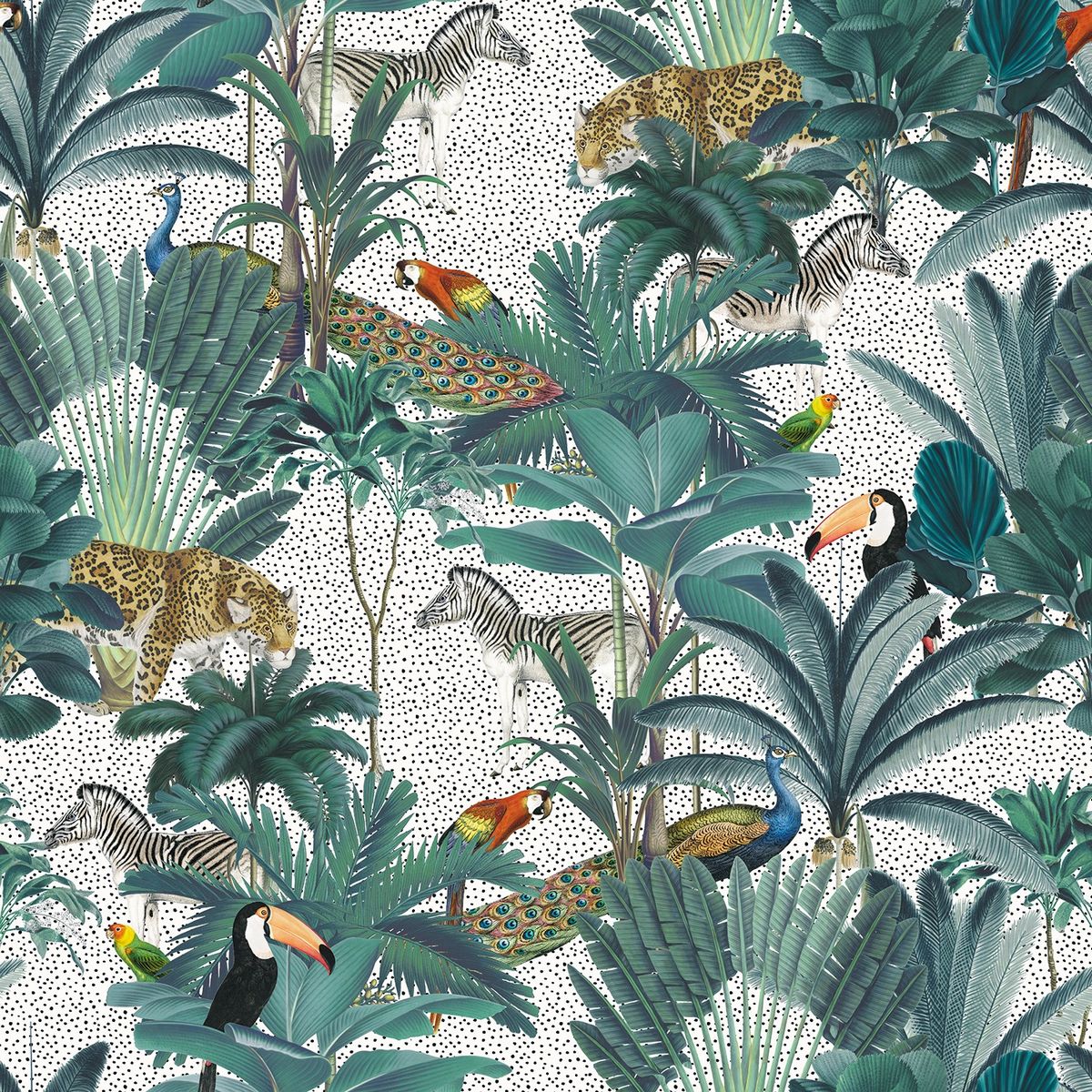 Tropical Daintree Natural Fabric by Chatham Glyn