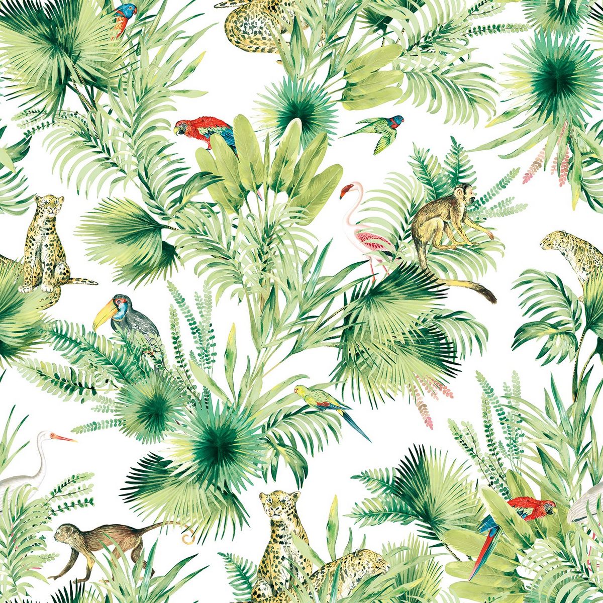 Tropical Monteverde Natural Fabric by Chatham Glyn