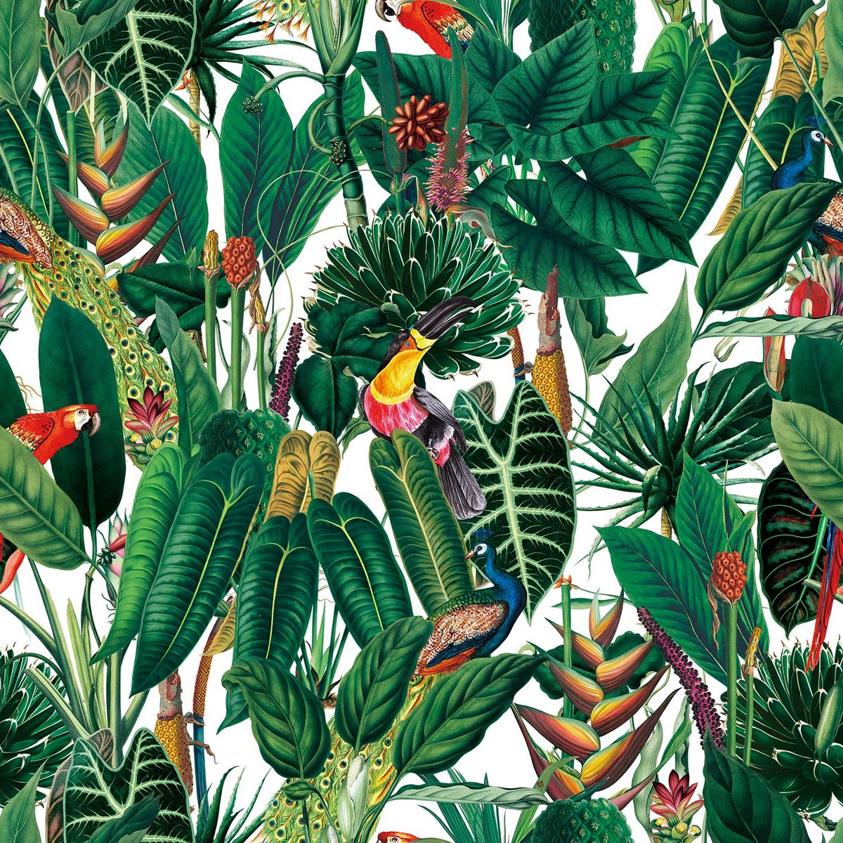 Tropical Sumatra Natural Fabric by Chatham Glyn