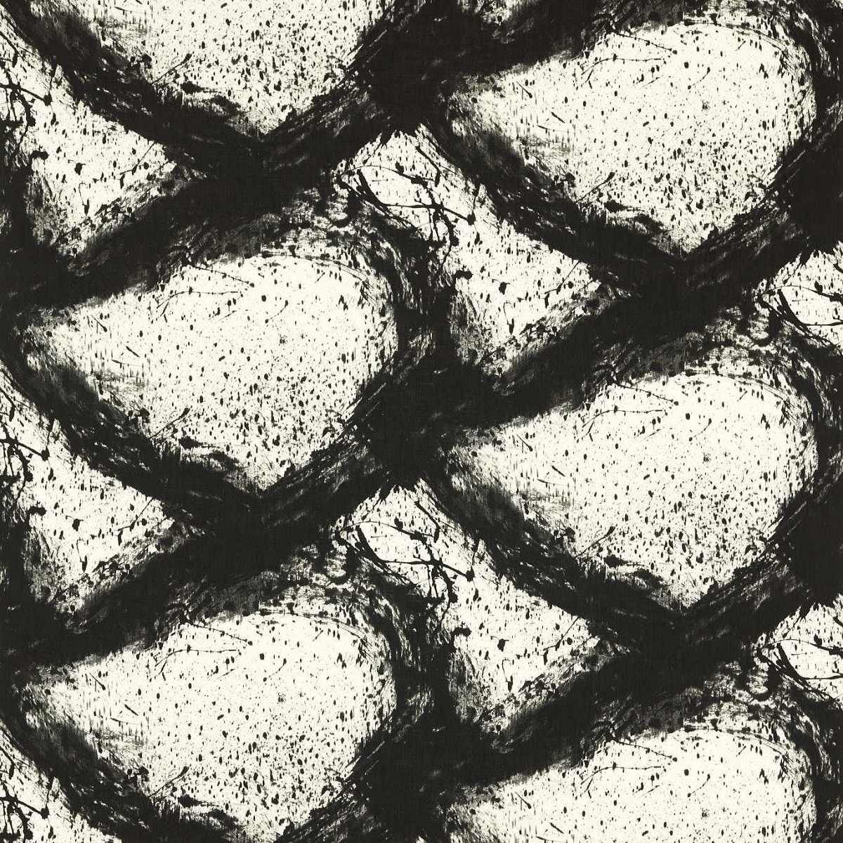 Enigmatic Black Earth/First Light Fabric by Harlequin