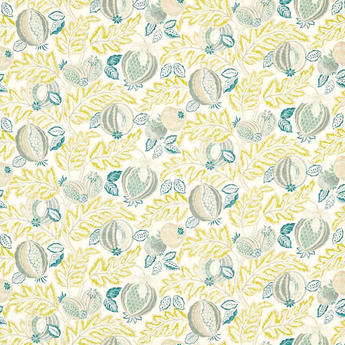Cantaloupe Seasalt/Quince Fabric by Sanderson
